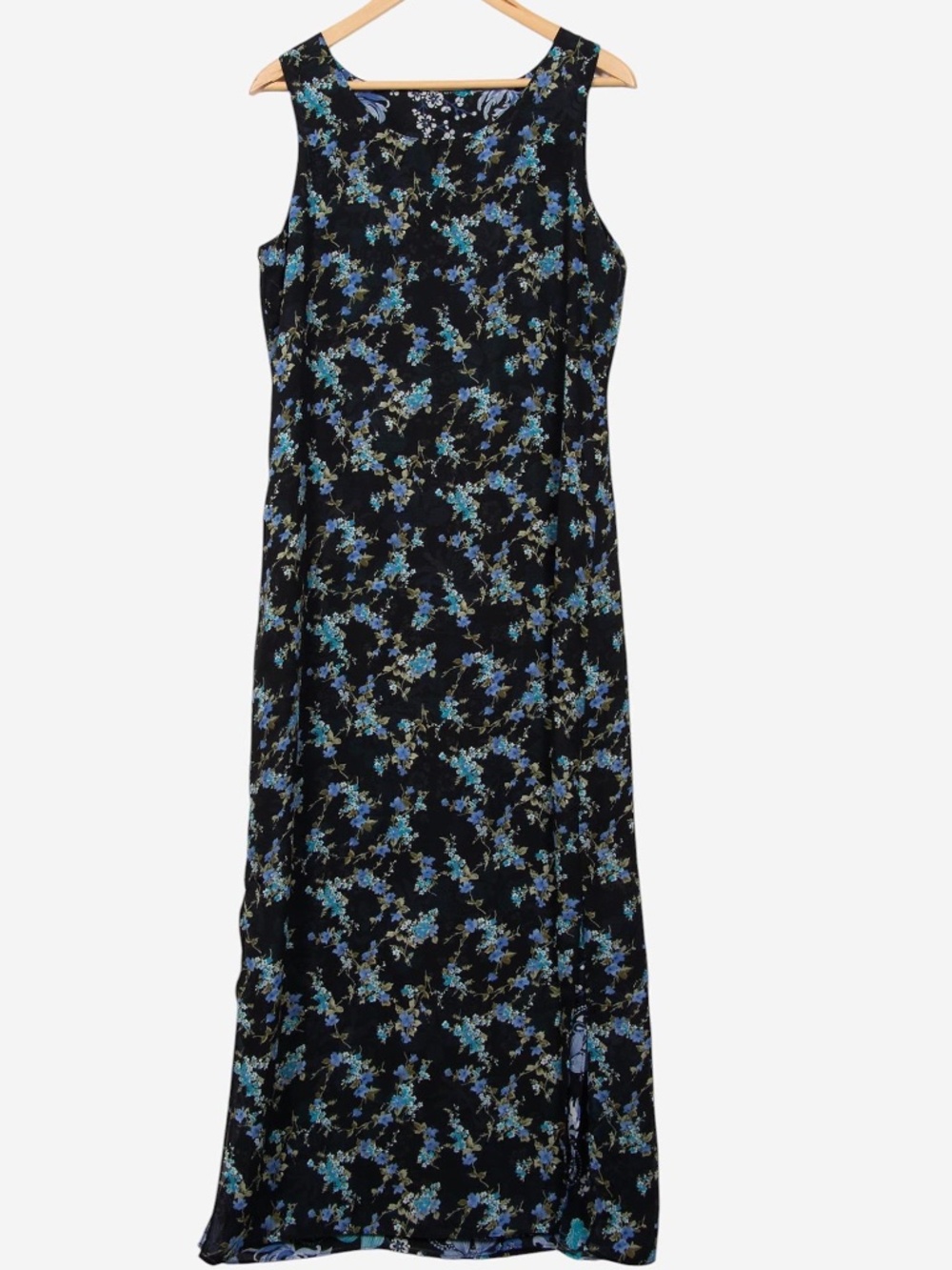 vintage 90s REVERSIBLE floral grunge sleeveless boho tank spring summer dress